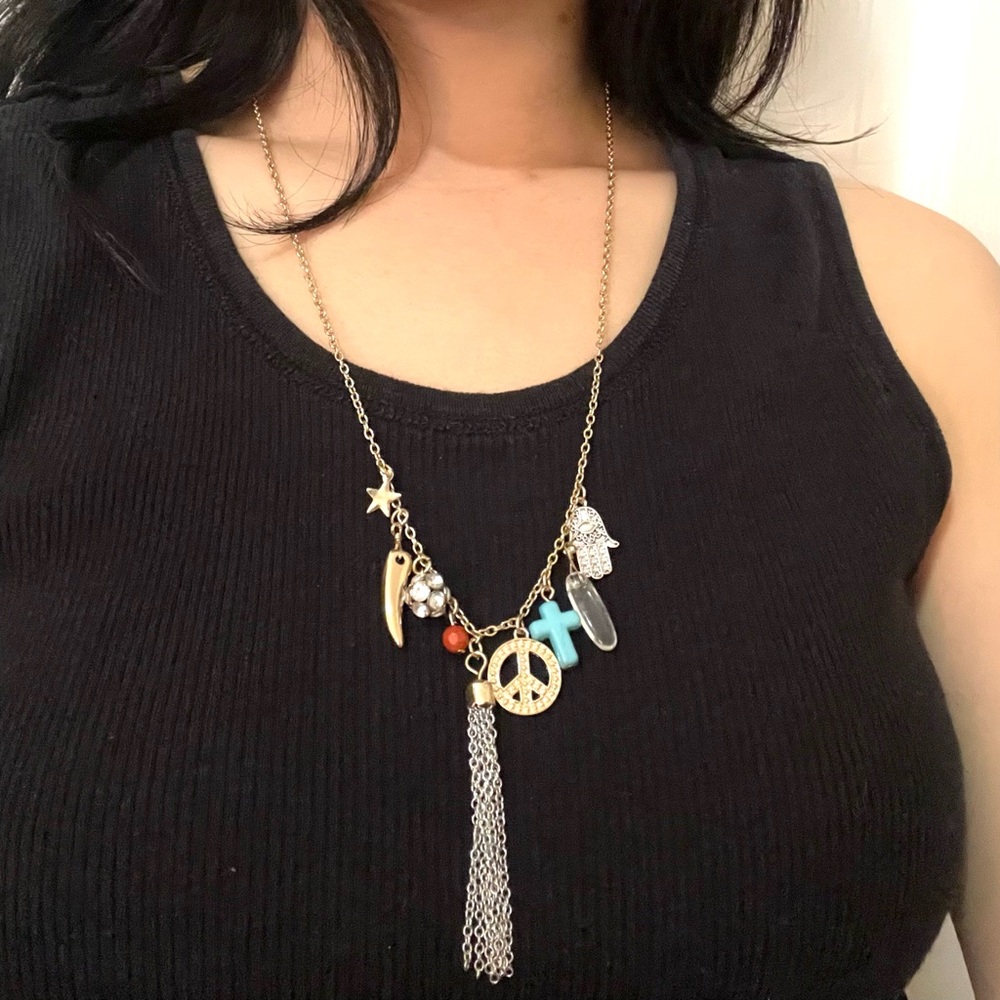 Gold Charm Necklace